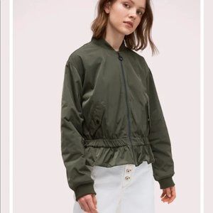 Kate Spade New York Twill Bomber Jacket